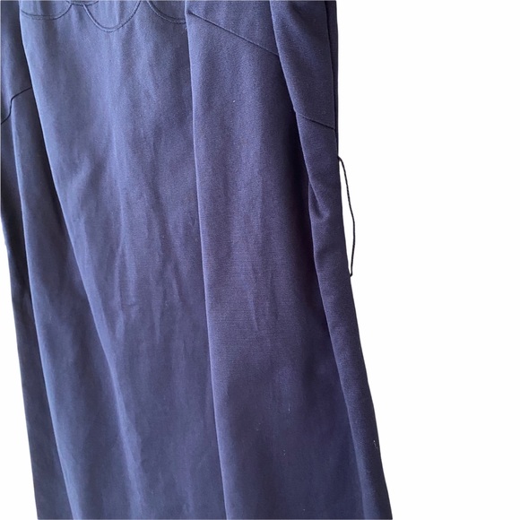 Rare Lilly Pulitzer Navy Blue Knee Length Sheath Dress 100% Cotton Size 8 - Picture 11 of 11